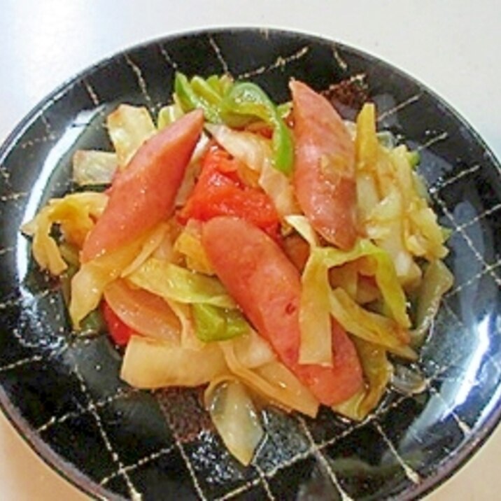 温まる♪生姜入り野菜炒め